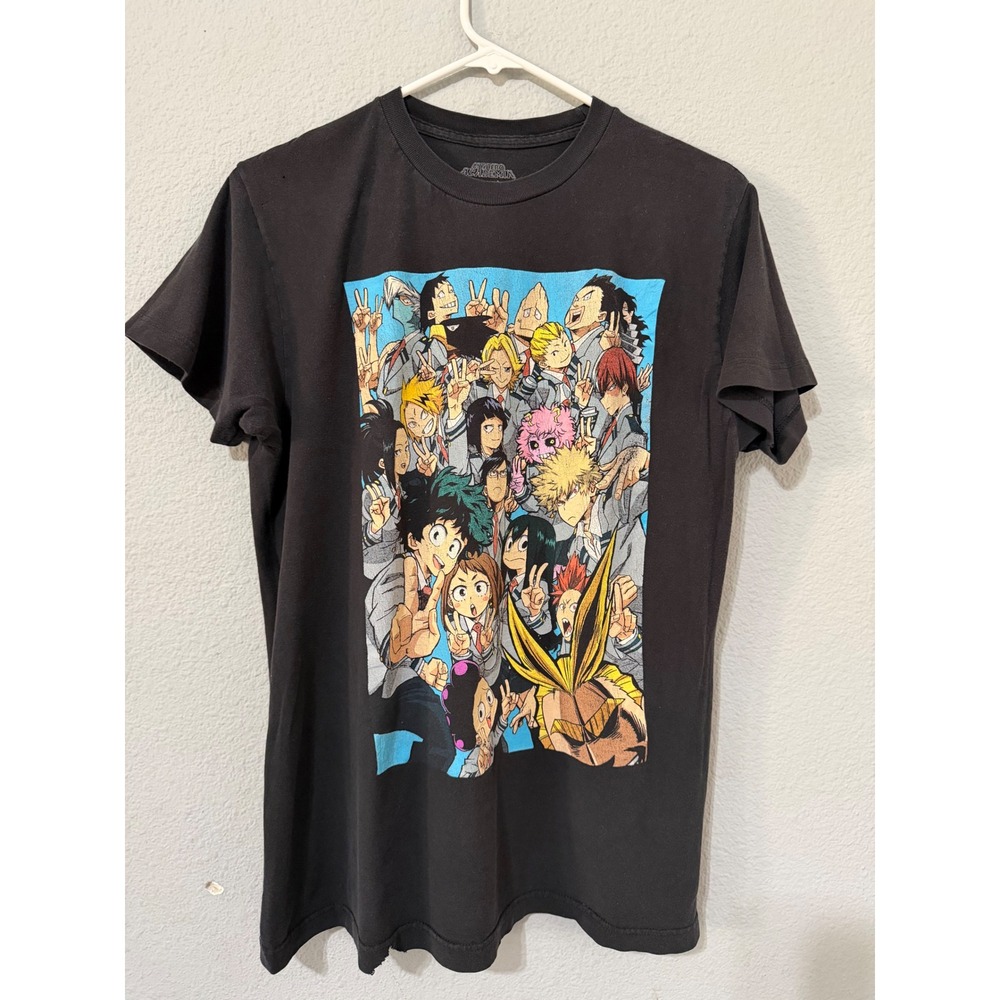My Hero Academia Class 1-A Graphic T-Shirt Mens Medium Black Funimation 2019